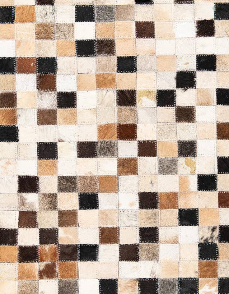 Detail image of  5' x 8' Cowhide Leather Rug