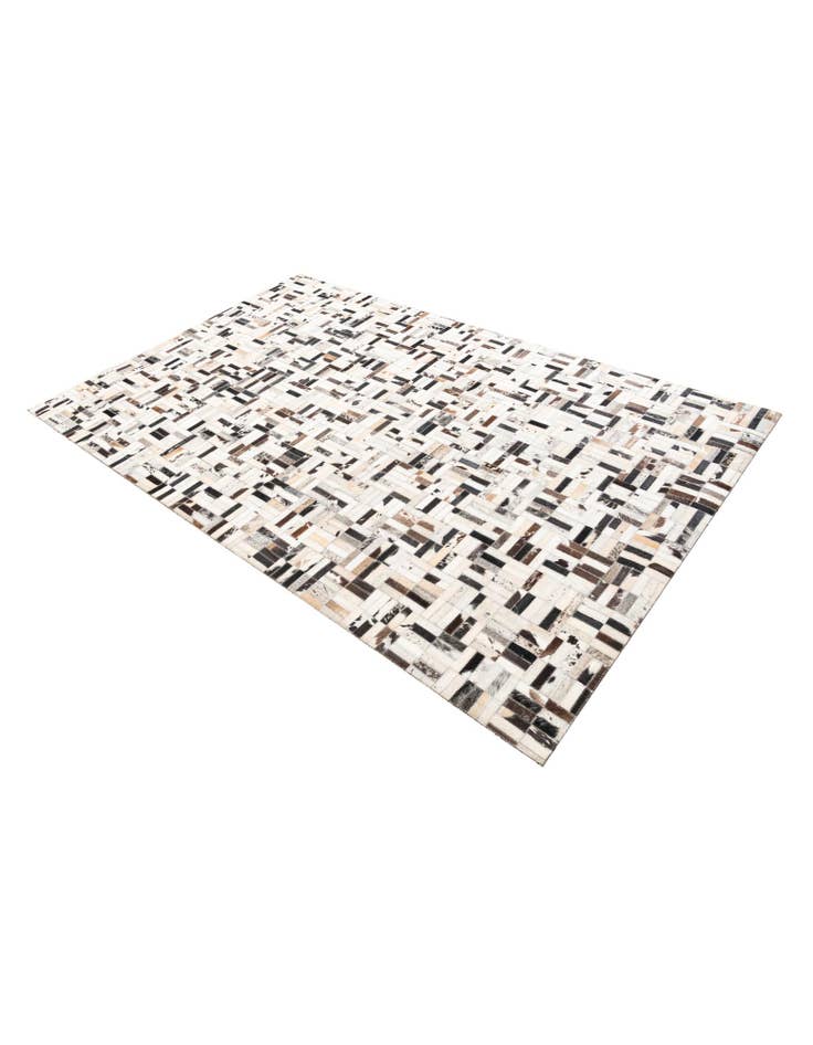 Detail image of  5' x 7' 10 Cowhide Leather Rug