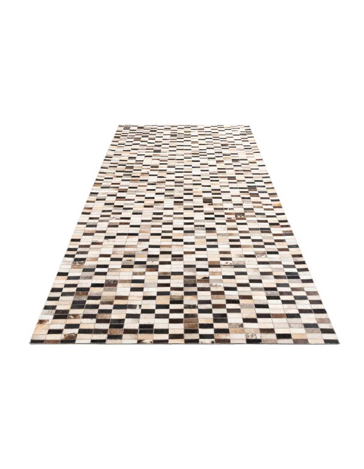 Detail image of  5' x 8' Cowhide Leather Rug