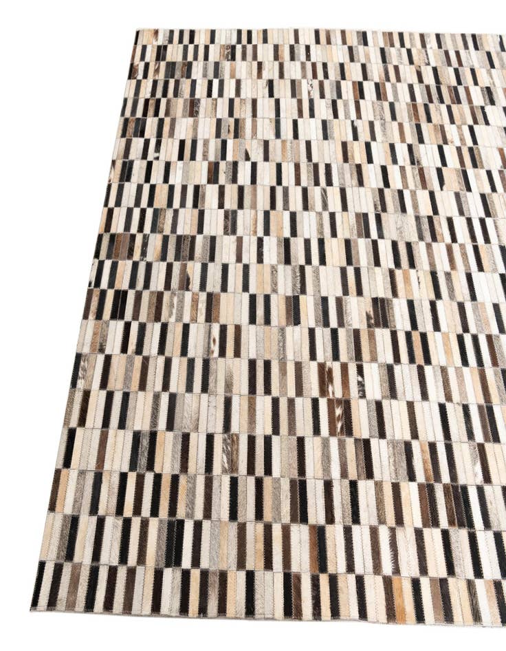 Detail image of  5' x 8' Cowhide Leather Rug