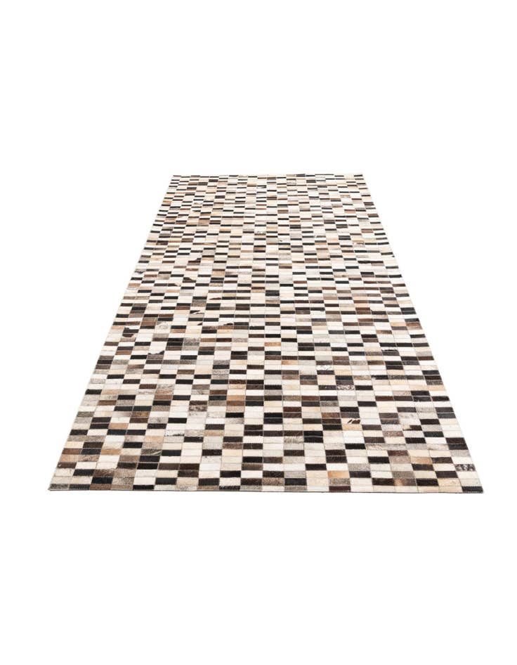 Detail image of  5' x 7' 10 Cowhide Leather Rug