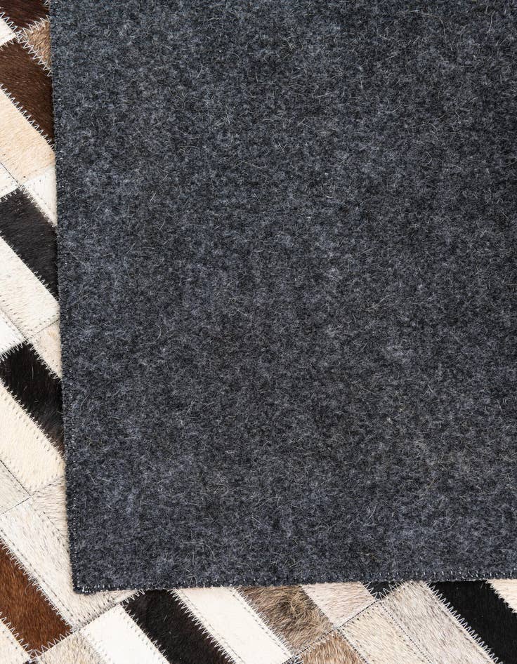 Detail image of  5' x 7' 10 Cowhide Leather Rug