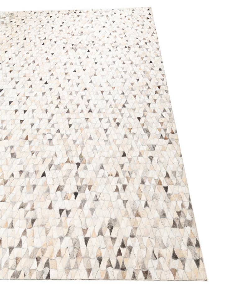 Detail image of  7' 10 x 9' 9 Cowhide Leather Rug