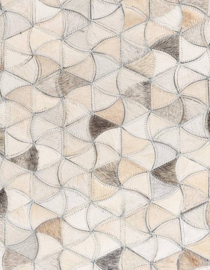 Detail image of  8' x 10' Cowhide Leather Rug