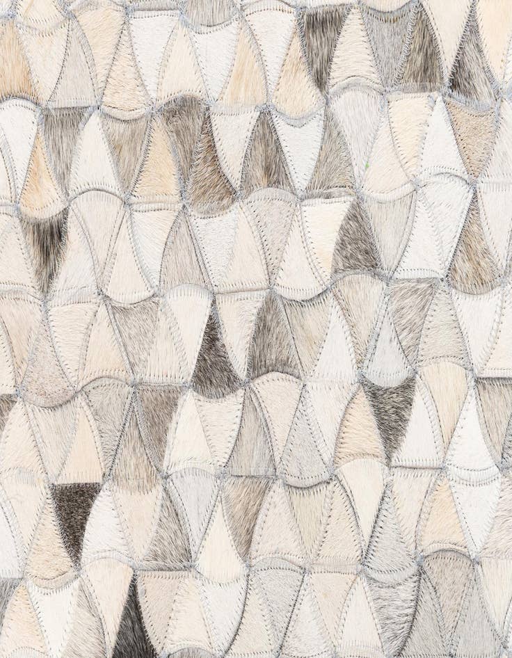 Detail image of  8' x 9' 10 Cowhide Leather Rug