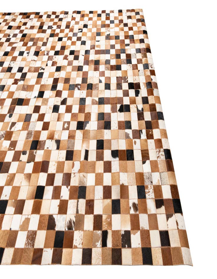 Detail image of  8' x 10' Cowhide Leather Rug