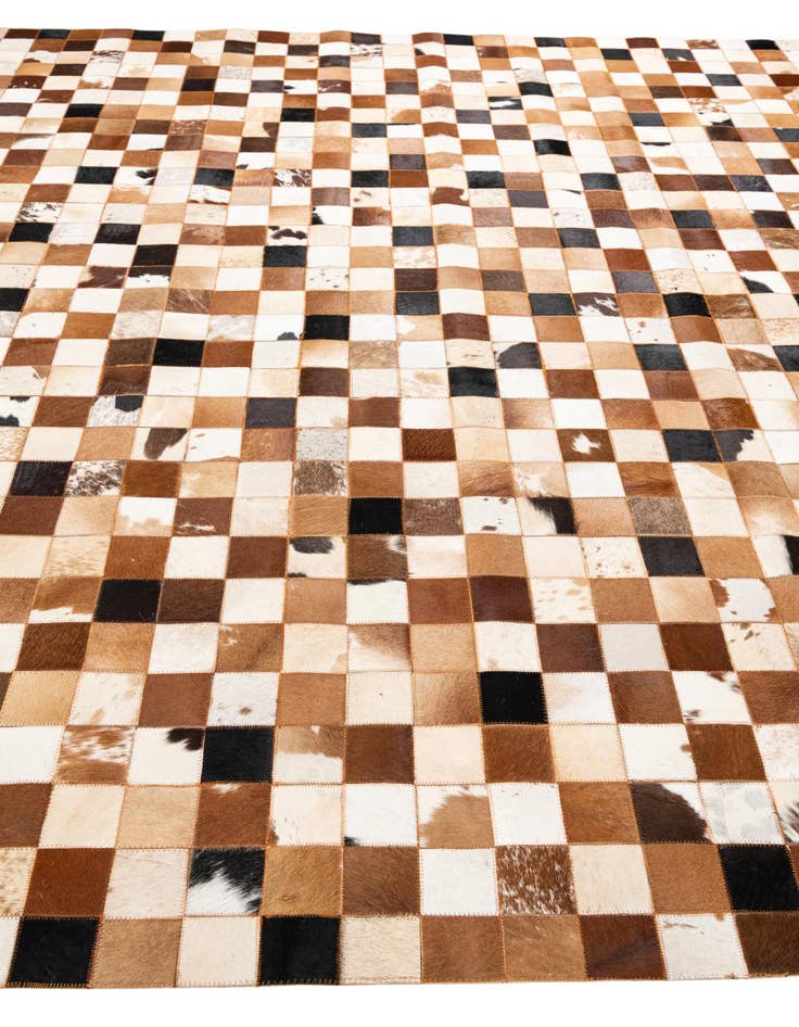 Detail image of  8' x 10' Cowhide Leather Rug