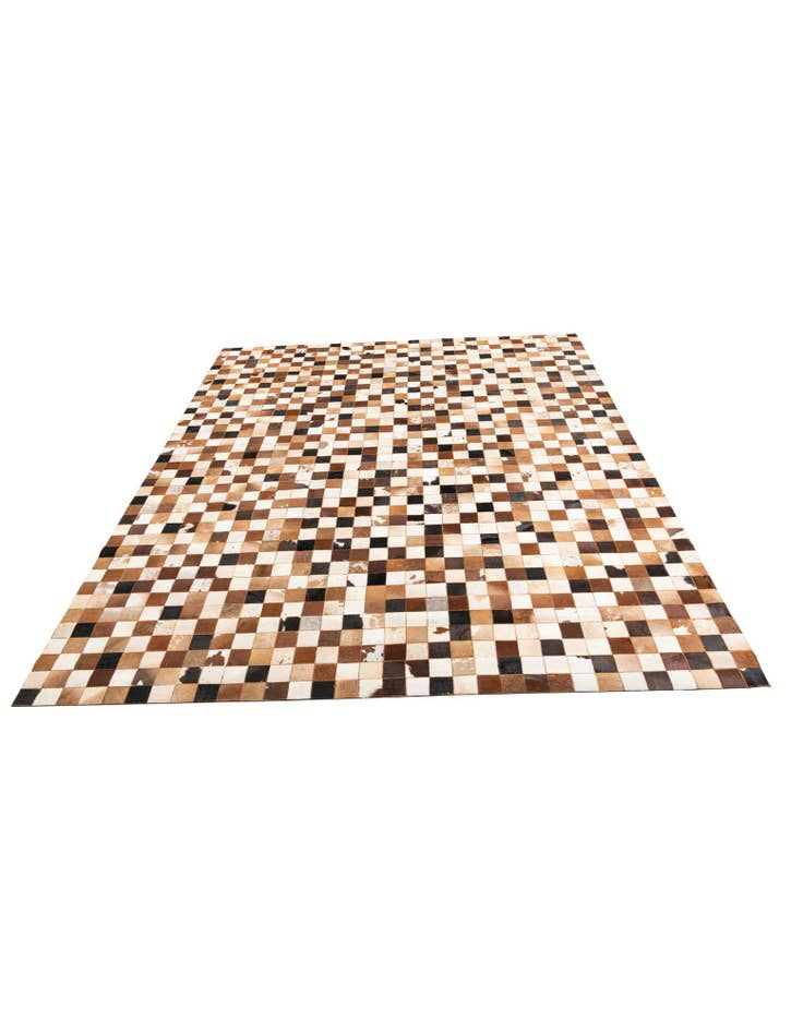 Detail image of  8' x 10' Cowhide Leather Rug