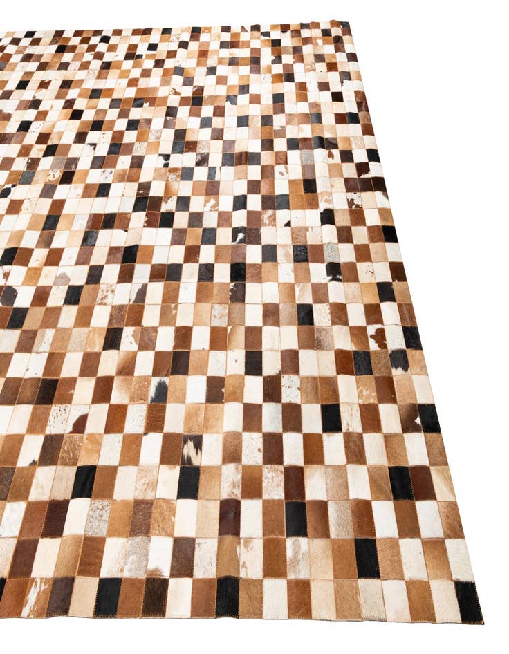 Detail image of  8' x 10' Cowhide Leather Rug