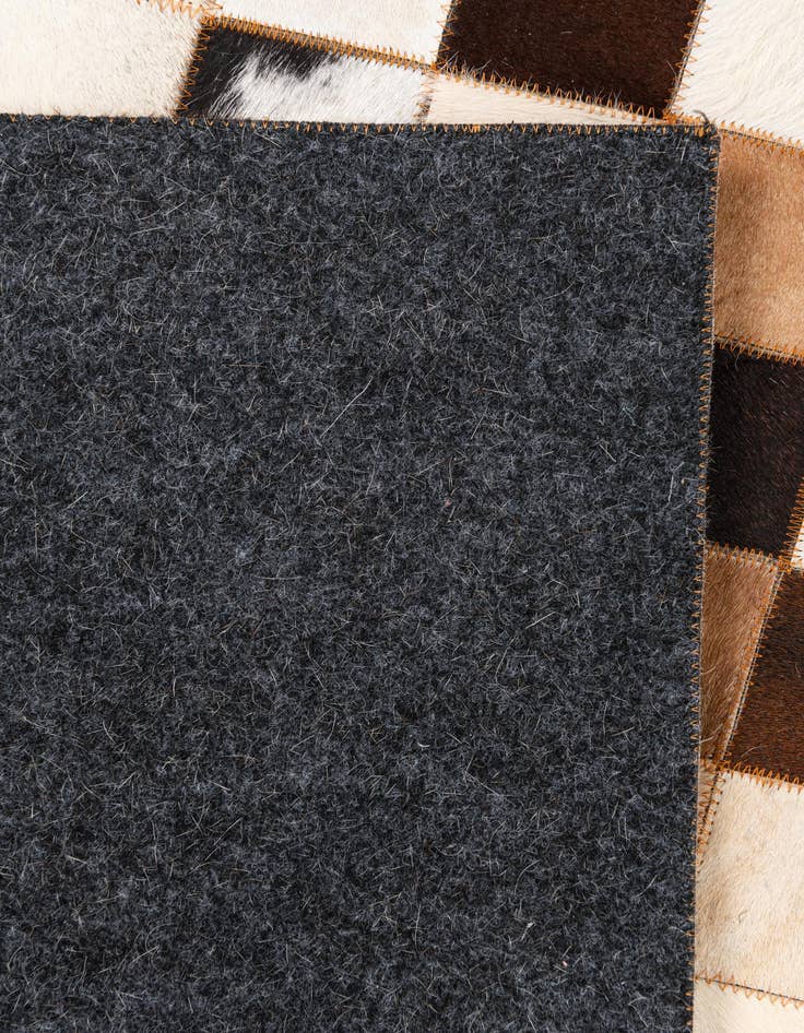 Detail image of  8' x 10' Cowhide Leather Rug