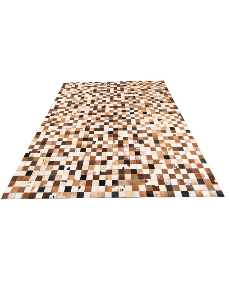 Detail image of  8' x 10' Cowhide Leather Rug