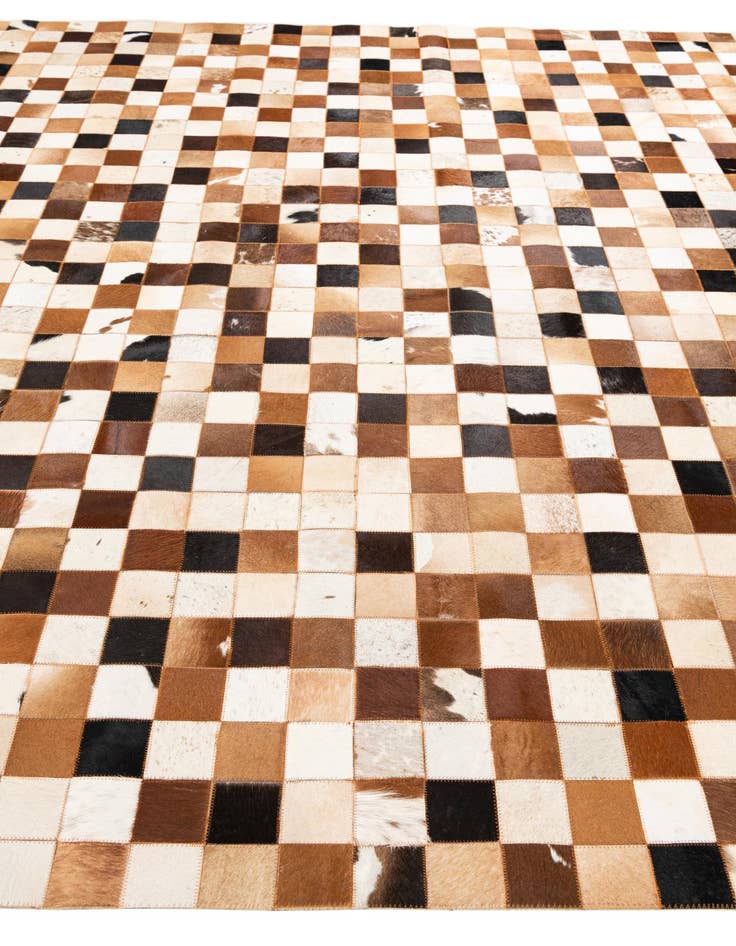 Detail image of  8' x 10' Cowhide Leather Rug