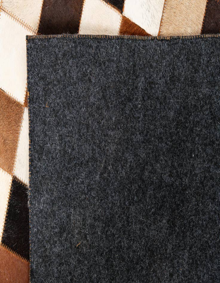 Detail image of  8' x 10' Cowhide Leather Rug