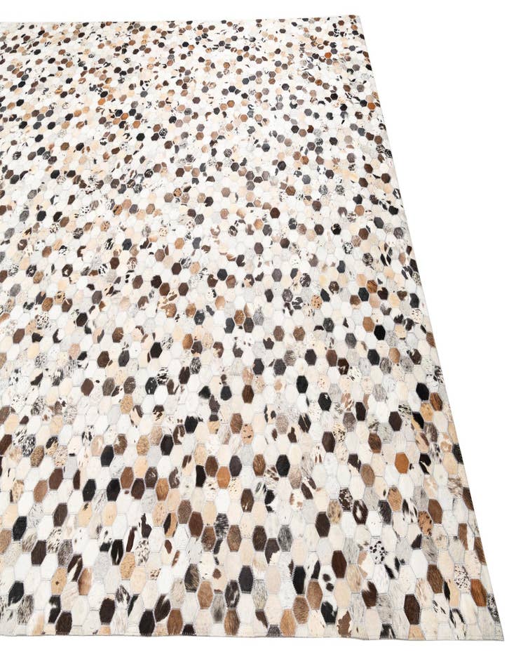 Detail image of  8' x 10' Cowhide Leather Rug
