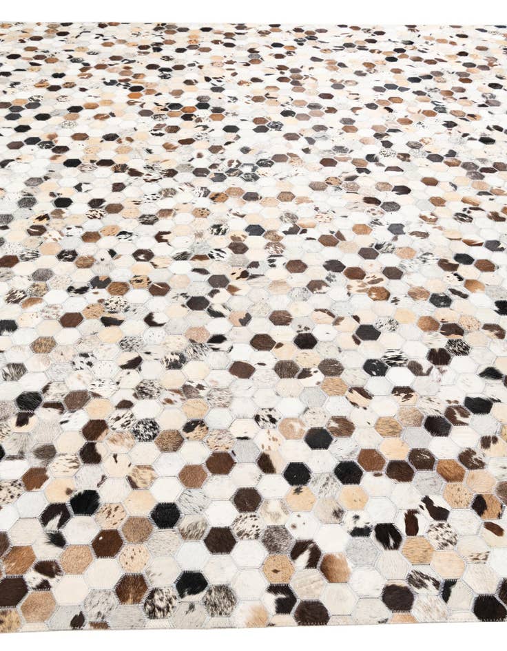 Detail image of  8' x 10' Cowhide Leather Rug
