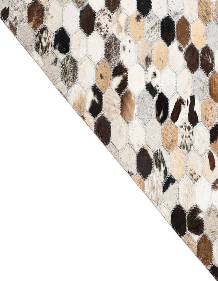 Detail image of  8' x 10' Cowhide Leather Rug