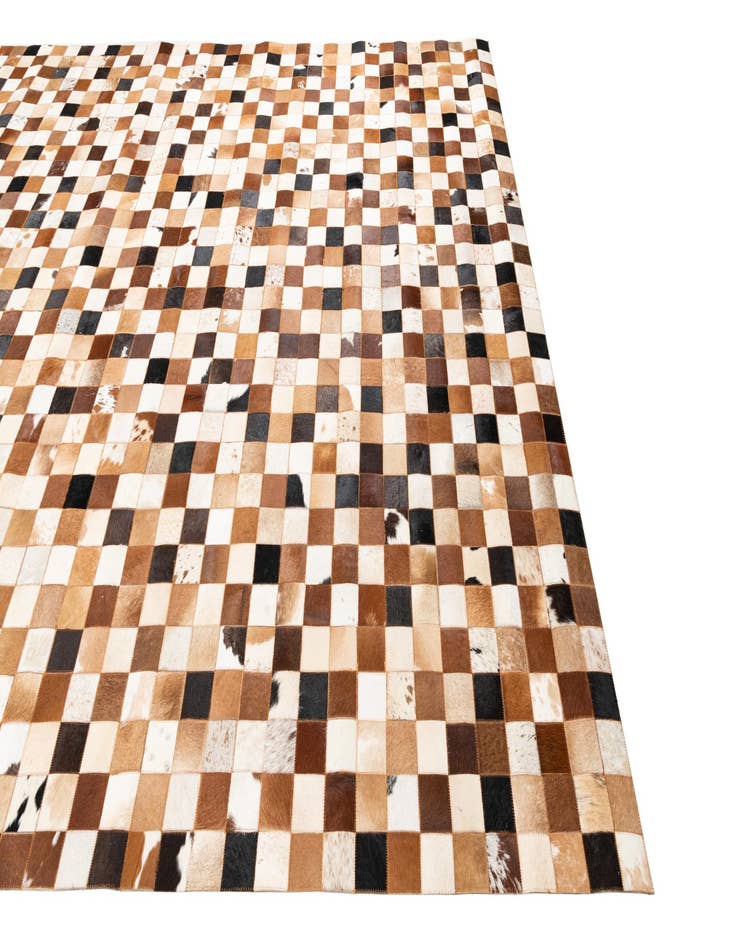 Detail image of  8' x 10' Cowhide Leather Rug