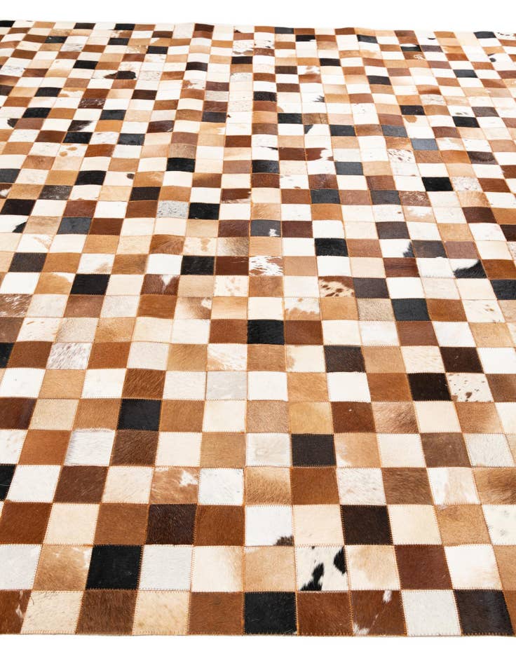 Detail image of  8' x 10' Cowhide Leather Rug