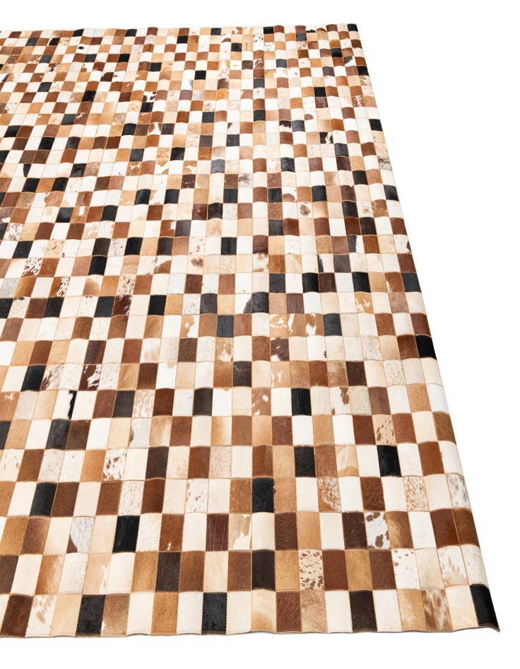 Detail image of  8' x 10' Cowhide Leather Rug