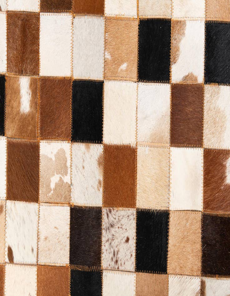 Detail image of  8' x 10' Cowhide Leather Rug