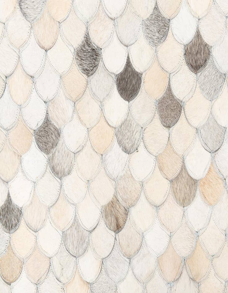 Detail image of  8' x 10' Cowhide Leather Rug