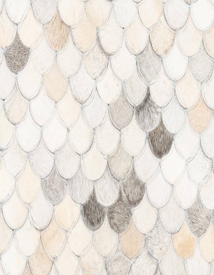 Detail image of  8' x 10' Cowhide Leather Rug