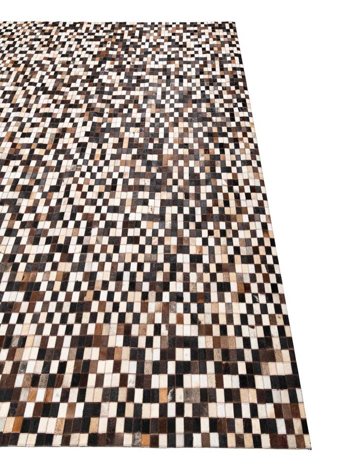 Detail image of  8' x 10' Cowhide Leather Rug