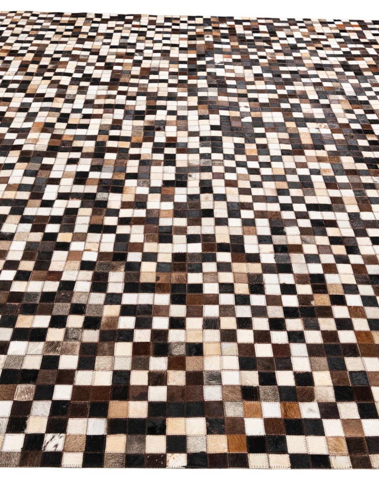 Detail image of  8' x 10' Cowhide Leather Rug