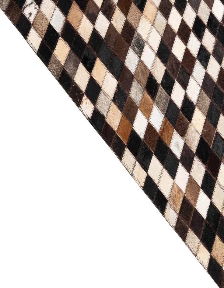 Detail image of  8' x 10' Cowhide Leather Rug