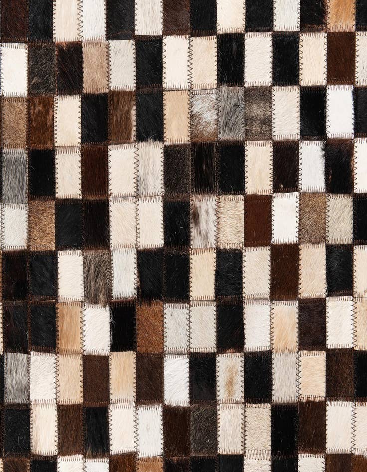 Detail image of  8' x 10' Cowhide Leather Rug