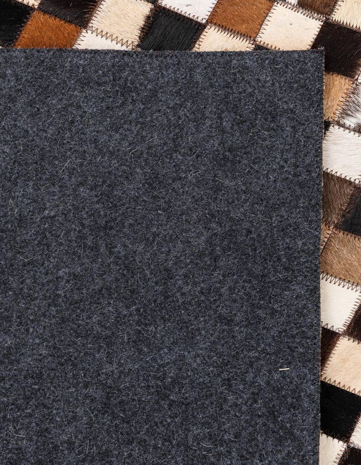 Detail image of  8' 2 x 10' 2 Cowhide Leather Rug