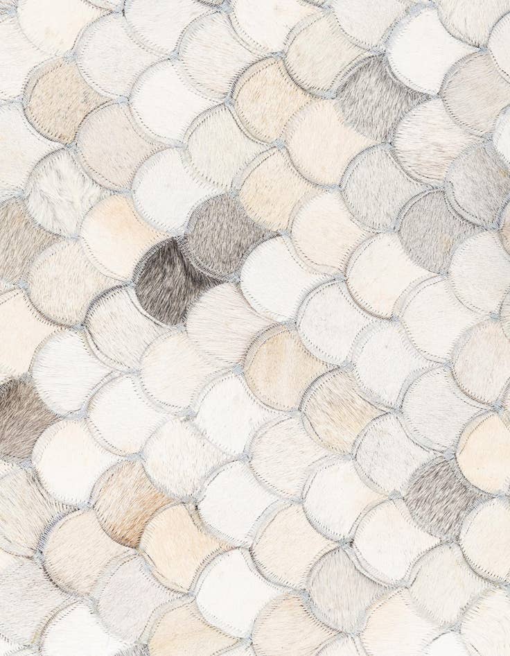 Detail image of  8' x 10' Cowhide Leather Rug