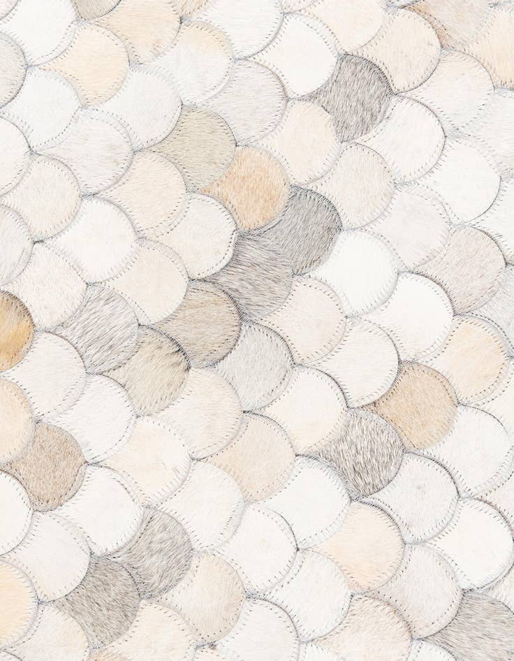 Detail image of  8' x 10' Cowhide Leather Rug