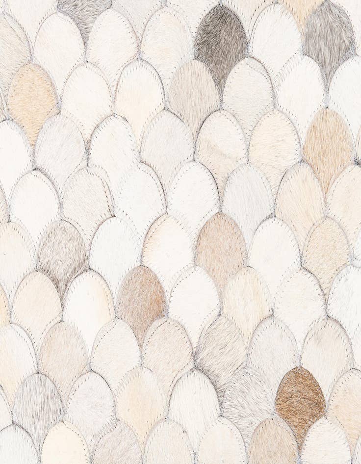 Detail image of  8' x 10' Cowhide Leather Rug