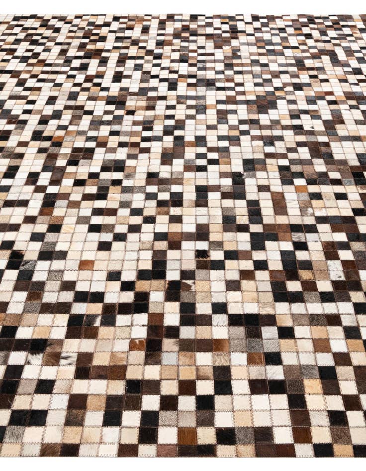 Detail image of  8' x 10' Cowhide Leather Rug