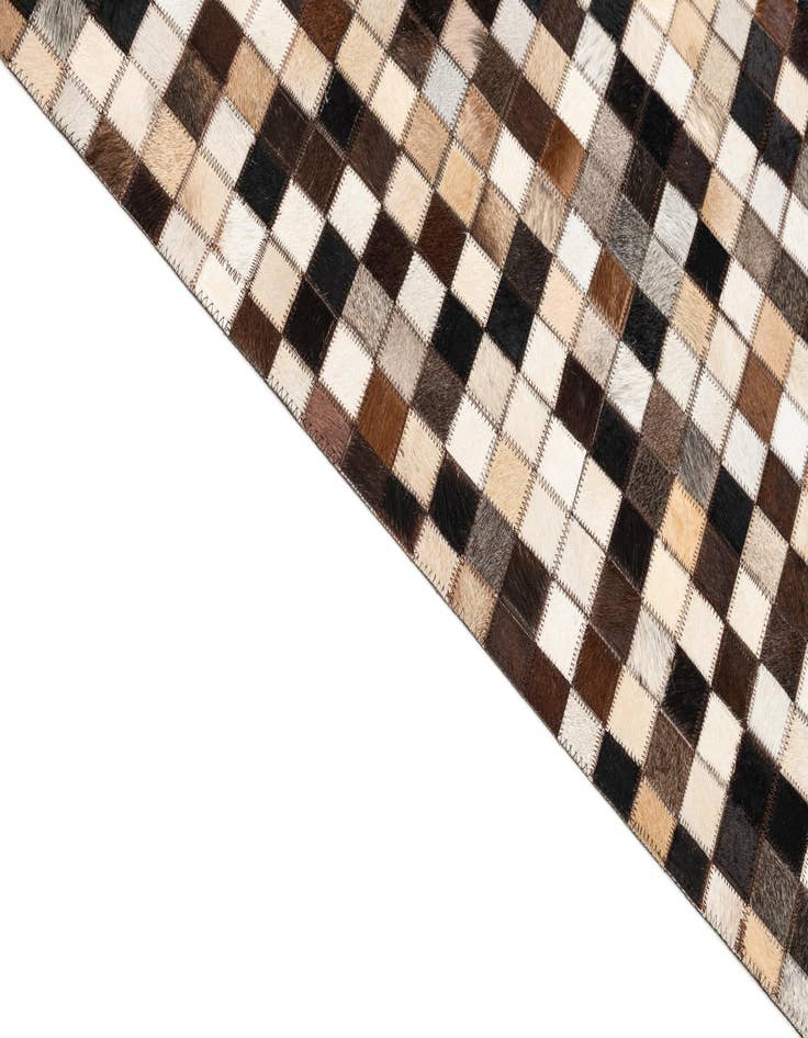 Detail image of  8' x 10' Cowhide Leather Rug