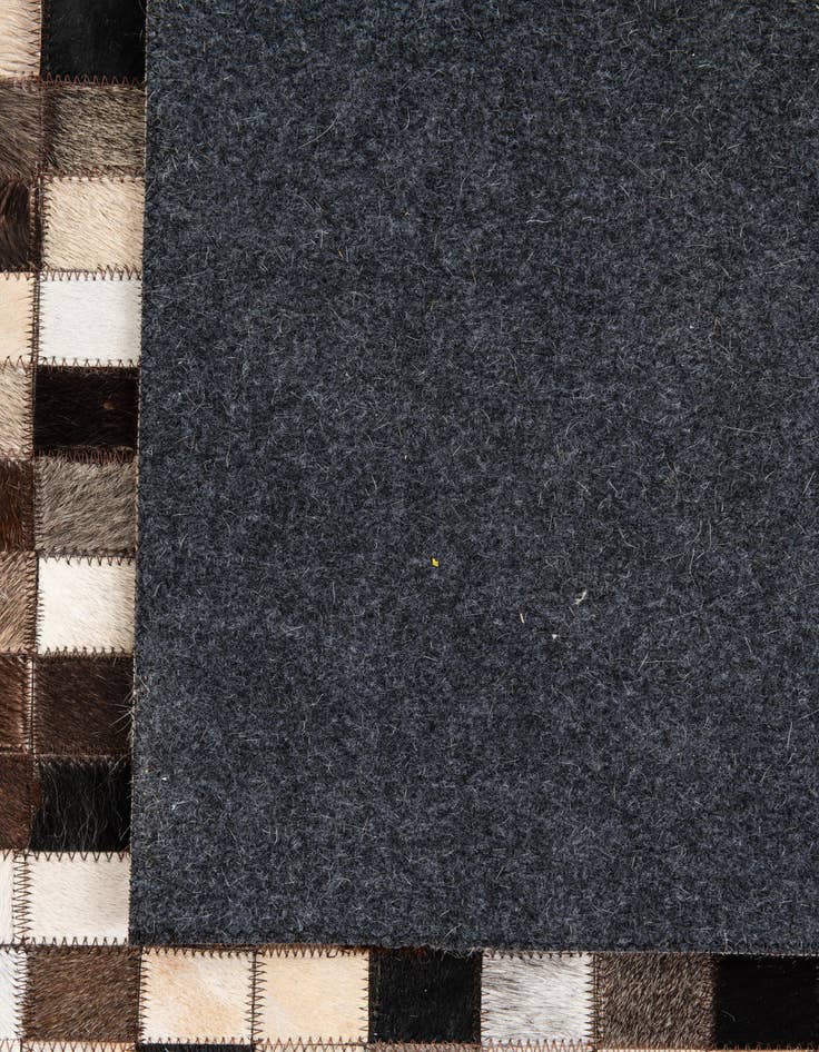 Detail image of  8' x 10' Cowhide Leather Rug