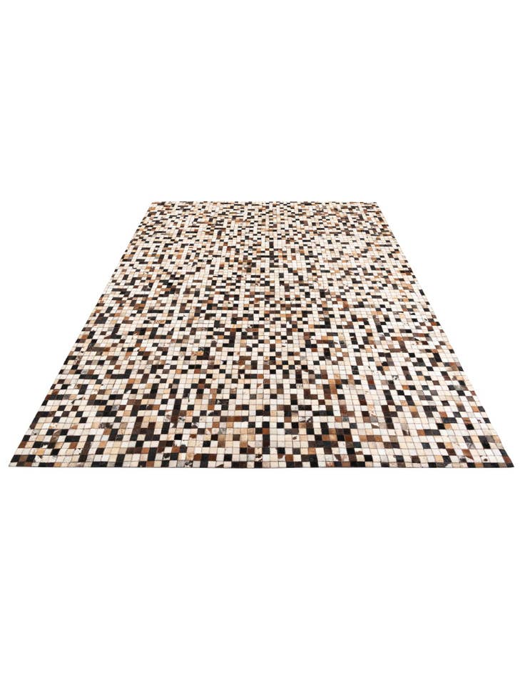 Detail image of  8' 2 x 10' Cowhide Leather Rug