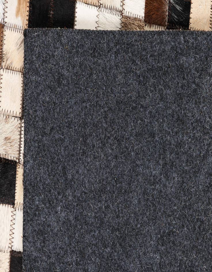 Detail image of  8' 2 x 10' Cowhide Leather Rug