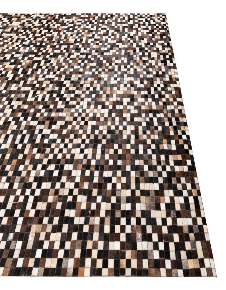 Detail image of  8' x 10' Cowhide Leather Rug