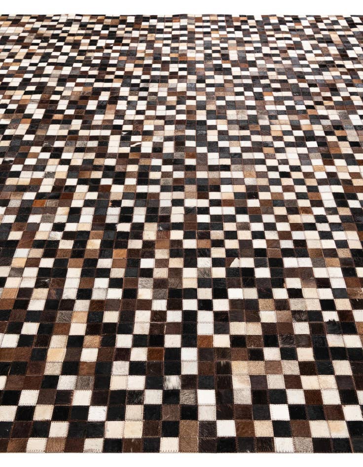 Detail image of  8' x 10' Cowhide Leather Rug