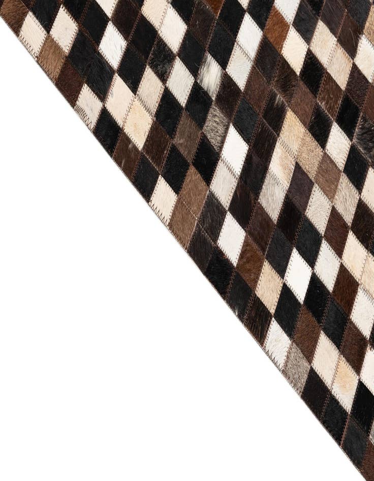 Detail image of  8' x 10' Cowhide Leather Rug