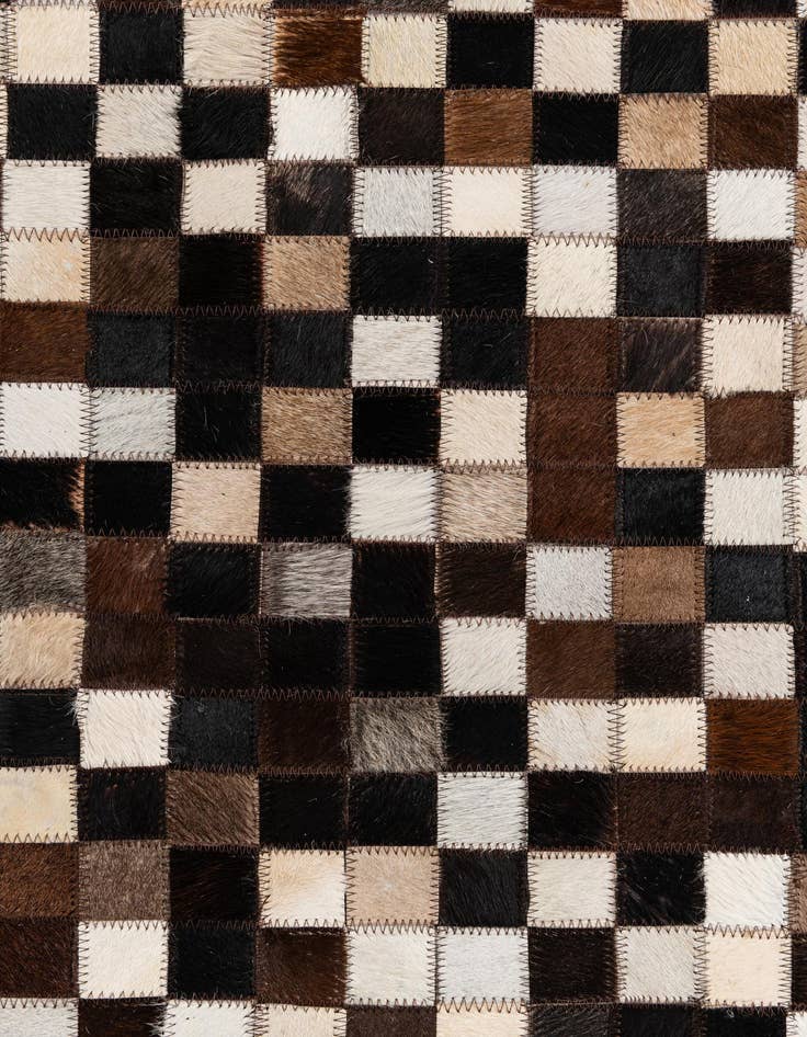 Detail image of  8' x 10' Cowhide Leather Rug