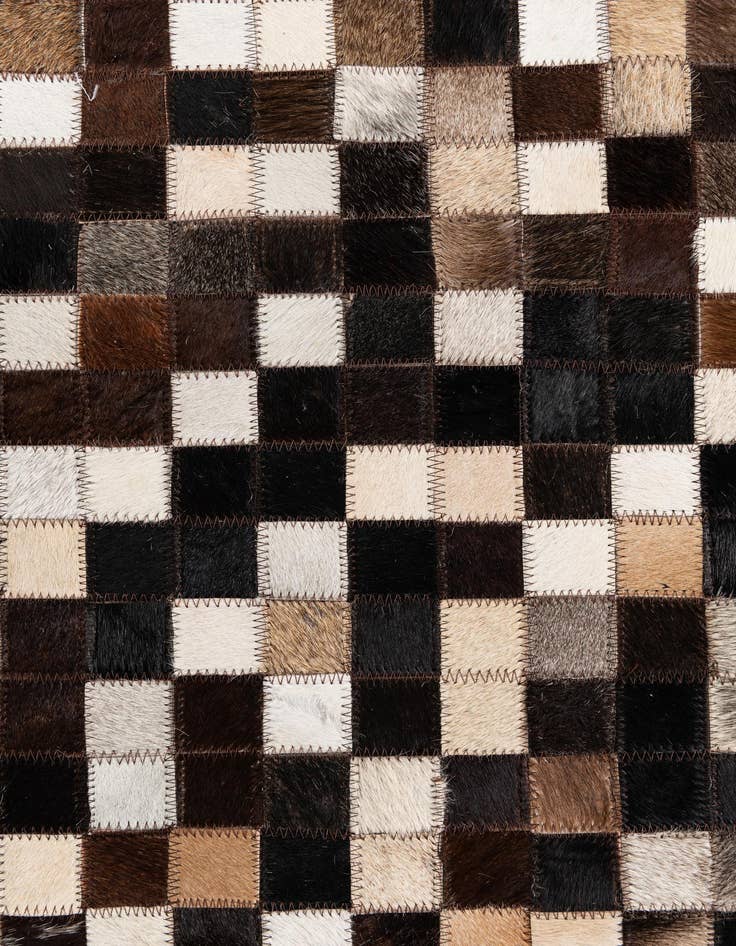 Detail image of  8' x 10' Cowhide Leather Rug