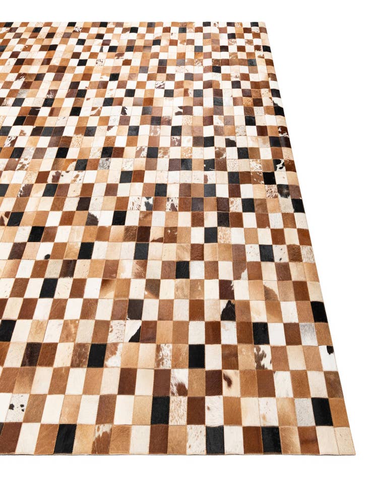 Detail image of  8' x 10' Cowhide Leather Rug