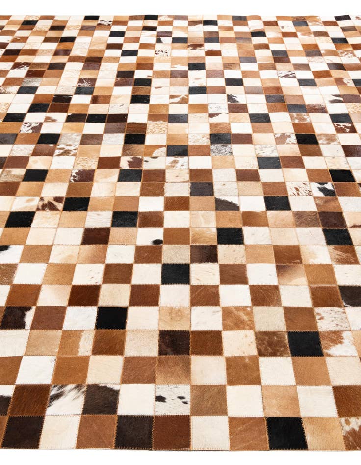 Detail image of  8' x 10' Cowhide Leather Rug