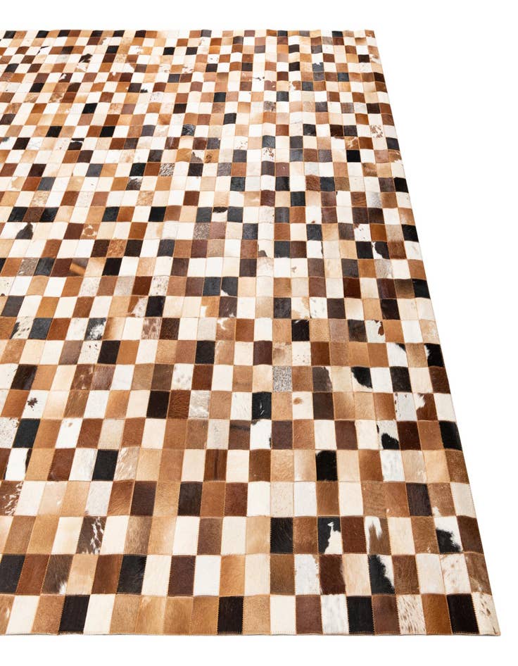 Detail image of  8' x 10' Cowhide Leather Rug