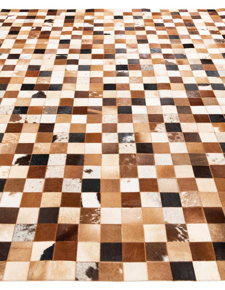 Detail image of  8' x 10' Cowhide Leather Rug