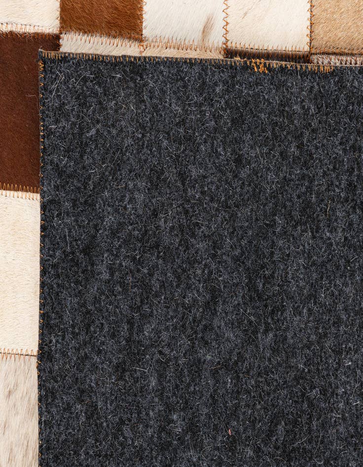 Detail image of  8' x 10' Cowhide Leather Rug