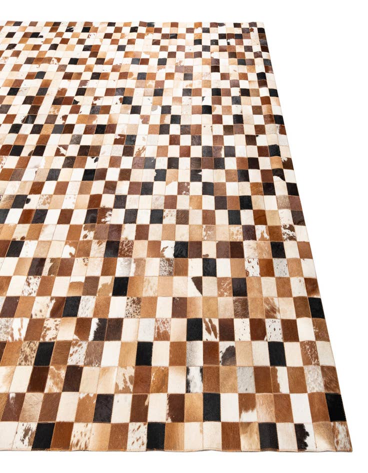 Detail image of  8' x 10' 2 Cowhide Leather Rug